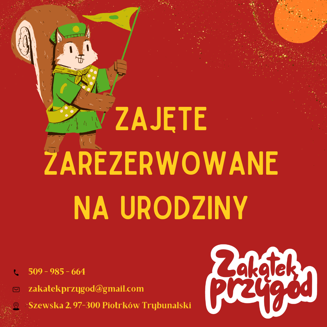 Urodziny ZAJĘTE